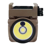 Olight Baldr Mini Rechargeable LED Pistol Light with Green Laser - 600 Lumens - Uses Built-In 3.7V 230mAh Li-Poly Battery Pack - Black or Desert Tan