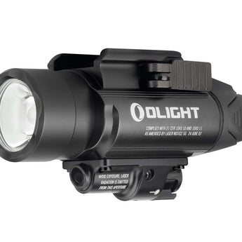 Olight Baldr Pro Weapon Light with Green Laser - Black or Desert Tan - 1350 Lumens - Includes 2 x CR123A