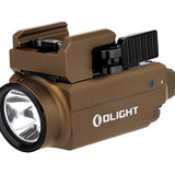 Olight Baldr S BL Rechargeable Weapon Light with Blue Laser - 800 Lumens - Uses Built-In 380mAh Li-Poly Battery Pack - Black or Desert Tan