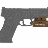 Olight Baldr S BL Rechargeable Weapon Light with Blue Laser - 800 Lumens - Uses Built-In 380mAh Li-Poly Battery Pack - Black or Desert Tan