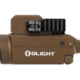 Olight Baldr S BL Rechargeable Weapon Light with Blue Laser - 800 Lumens - Uses Built-In 380mAh Li-Poly Battery Pack - Black or Desert Tan