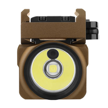 Olight Baldr S BL Rechargeable Weapon Light with Blue Laser - 800 Lumens - Uses Built-In 380mAh Li-Poly Battery Pack - Black or Desert Tan