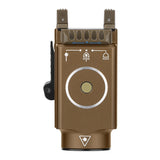 Olight Baldr S BL Rechargeable Weapon Light with Blue Laser - 800 Lumens - Uses Built-In 380mAh Li-Poly Battery Pack - Black or Desert Tan