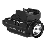 Olight Baldr S BL Rechargeable Weapon Light with Blue Laser - 800 Lumens - Uses Built-In 380mAh Li-Poly Battery Pack - Black or Desert Tan