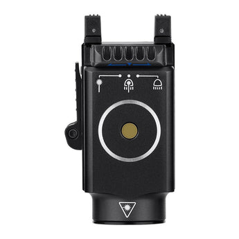 Olight Baldr S BL Rechargeable Weapon Light with Blue Laser - 800 Lumens - Uses Built-In 380mAh Li-Poly Battery Pack - Black or Desert Tan