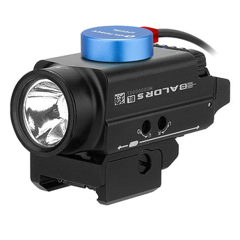 Olight Baldr S BL Rechargeable Weapon Light with Blue Laser - 800 Lumens - Uses Built-In 380mAh Li-Poly Battery Pack - Black or Desert Tan