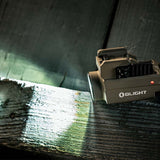 Olight Baldr S Rechargeable Weapon Light with Green Laser - 800 Lumens - Uses Built-In 380mAh Li-Poly Battery Pack - Black, Desert Tan, or Flat Dark Earth (FDE)