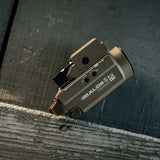 Olight Baldr S Rechargeable Weapon Light with Green Laser - 800 Lumens - Uses Built-In 380mAh Li-Poly Battery Pack - Black, Desert Tan, or Flat Dark Earth (FDE)