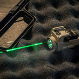 Olight Baldr S Rechargeable Weapon Light with Green Laser - 800 Lumens - Uses Built-In 380mAh Li-Poly Battery Pack - Black, Desert Tan, or Flat Dark Earth (FDE)