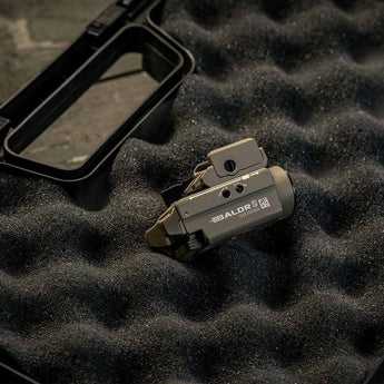 Olight Baldr S Rechargeable Weapon Light with Green Laser - 800 Lumens - Uses Built-In 380mAh Li-Poly Battery Pack - Black, Desert Tan, or Flat Dark Earth (FDE)