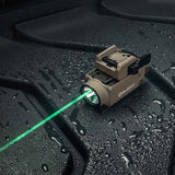 Olight Baldr S Rechargeable Weapon Light with Green Laser - 800 Lumens - Uses Built-In 380mAh Li-Poly Battery Pack - Black, Desert Tan, or Flat Dark Earth (FDE)