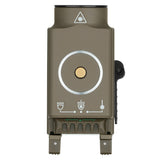 Olight Baldr S Rechargeable Weapon Light with Green Laser - 800 Lumens - Uses Built-In 380mAh Li-Poly Battery Pack - Black, Desert Tan, or Flat Dark Earth (FDE)