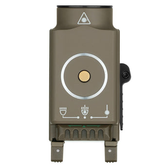 Olight Baldr S Rechargeable Weapon Light with Green Laser - 800 Lumens - Uses Built-In 380mAh Li-Poly Battery Pack - Black, Desert Tan, or Flat Dark Earth (FDE)