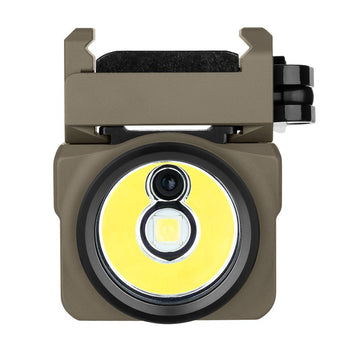Olight Baldr S Rechargeable Weapon Light with Green Laser - 800 Lumens - Uses Built-In 380mAh Li-Poly Battery Pack - Black, Desert Tan, or Flat Dark Earth (FDE)