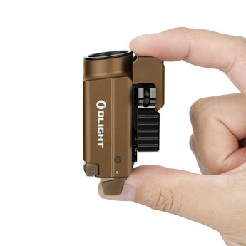 Olight Baldr S Rechargeable Weapon Light with Green Laser - 800 Lumens - Uses Built-In 380mAh Li-Poly Battery Pack - Black, Desert Tan, or Flat Dark Earth (FDE)