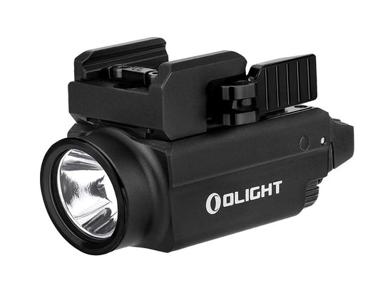 Olight Baldr S Rechargeable Weapon Light with Green Laser - 800 Lumens - Uses Built-In 380mAh Li-Poly Battery Pack - Black, Desert Tan, or Flat Dark Earth (FDE)