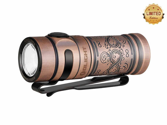 Olight Baton 3 Rechargeable LED Flashlight - 1200 Lumens - Luminus SST40 - Includes 1 x RCR123A and Charging Box - Eternal