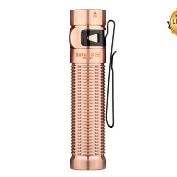 Olight Baton 3 Pro Rechargeable LED Flashlight - 1500 Lumens - Includes 1 x 18650 - Multiple Color and Limited Edition Options Available