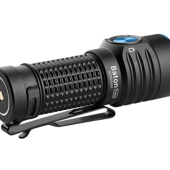 Olight Baton Turbo Rechargeable LED Flashlight - 1000 Lumens - Includes 1 x 18350 - Black, Orange, or OD Green (Discontinued Test)