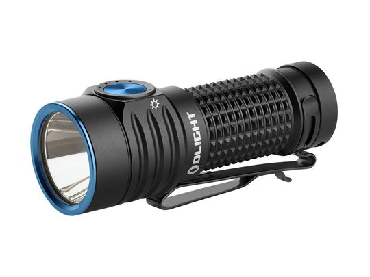Olight Baton Turbo Rechargeable LED Flashlight - Angled View