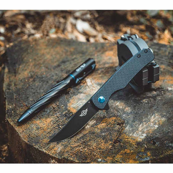 Olight Chital Mini Folding Knife - G10 Handle - D2 Blade - Black