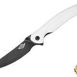 Olight Drever Oknife - 3.36 Inch Blade, Sheepsfoot, Straight Edge - G10 or Micarta Handle - Stonewashed Blade - Black, Blue, OD Green, White (Limited Edition), or Orange (Limited Edition)
