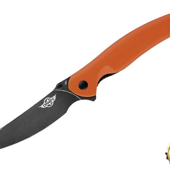 Olight Drever Oknife - 3.36 Inch Blade, Sheepsfoot, Straight Edge - G10 or Micarta Handle - Stonewashed Blade - Black, Blue, OD Green, White (Limited Edition), or Orange (Limited Edition)