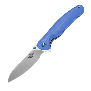 Olight Drever Oknife - 3.36 Inch Blade, Sheepsfoot, Straight Edge - G10 or Micarta Handle - Stonewashed Blade - Black, Blue, OD Green, White (Limited Edition), or Orange (Limited Edition)
