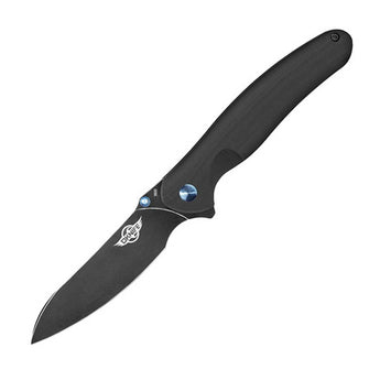 Olight Drever Oknife - 3.36 Inch Blade, Sheepsfoot, Straight Edge - G10 or Micarta Handle - Stonewashed Blade - Black, Blue, OD Green, White (Limited Edition), or Orange (Limited Edition)