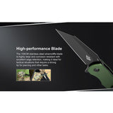 Olight Freeze Folding Knife - OD Green