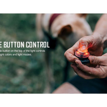 Olight Gober USB-C Rechargeable LED Safety Light - 4 Lumens - Includes Built-in 240mAh Li-ion Battery Pack - Black, LE Green, or LE Red