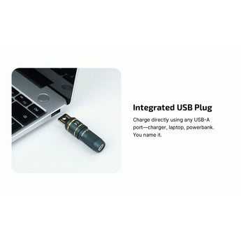 Olight iMini 2 Rechargeable LED Keylight - 50 Lumens - Uses Built-in 3.7V 80mAh Li-ion Battery Pack - Multiple Color Options