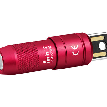 Olight iMini 2 Rechargeable LED Keylight - 50 Lumens - Uses Built-in 3.7V 80mAh Li-ion Battery Pack - Multiple Color Options
