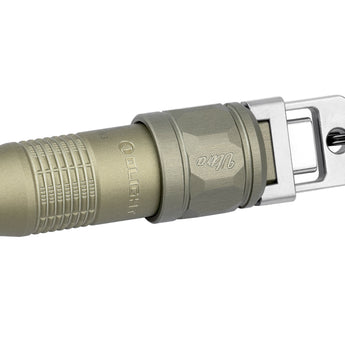 Olight iUltra USB-C Rechargeable Keychain Flashlight - 80 Lumens - Uses Built-in 80mAh Li-ion Battery Pack - Olive Green