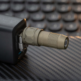 Olight iUltra USB-C Rechargeable Keychain Flashlight - 80 Lumens - Uses Built-in 80mAh Li-ion Battery Pack - Olive Green