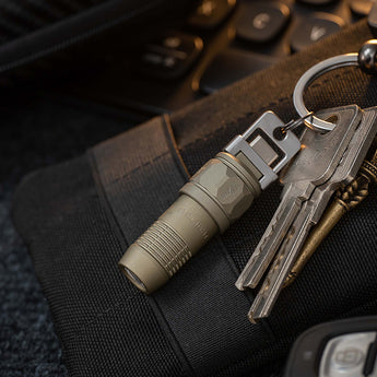Olight iUltra USB-C Rechargeable Keychain Flashlight - 80 Lumens - Uses Built-in 80mAh Li-ion Battery Pack - Olive Green
