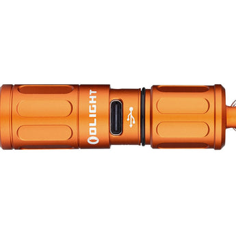 Olight I1R 2 Pro EOS Keychain Twist USB-C Rechargeable Flashlight - Chip Scale LED - 180 Lumens - Uses Built-In Battery Pack - Multiple Color Options