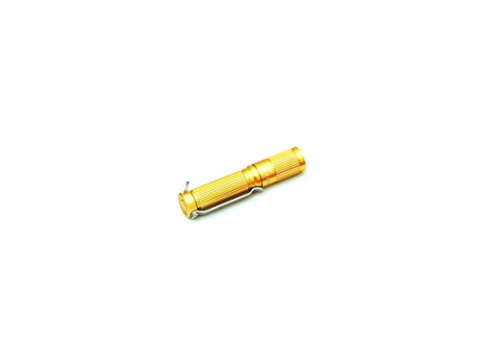 Olight i3S LED Flashlight with 80 Lumen Cree XP-G2 LED - Uses 1 x AAA - Gold Body (I3S-GD-EOS)