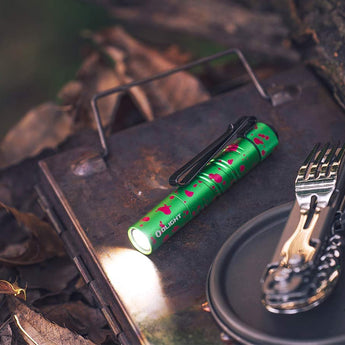 Olight I3T 2 EOS LED Flashlight - 200 Lumens - Includes 1 x AAA - Black, Dragon & Phoenix, Sweet Pink, or OD Green