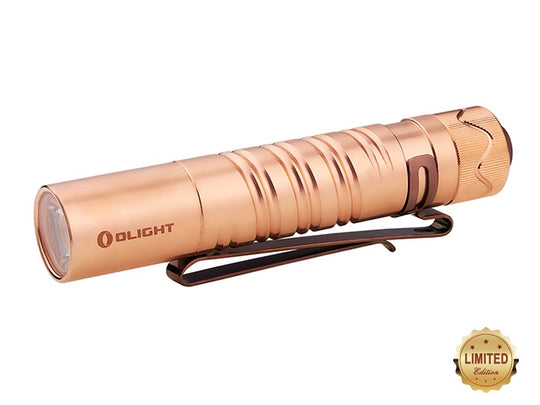 Olight I5R Cu LED Flashlight - 350 Lumens - Includes 1 x USB-C Rechargeable 14500 - Copper