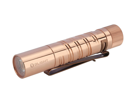 Olight I5T EOS Cu Compact LED Flashlight - 300 Lumens - Includes 1 x AA - Raw Copper