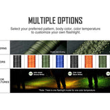 Olight I5T Plus LED Flashlight - 550 Lumens - 3000K, 5000K, or 6000K - Includes 2 x AA - Black, Blue, Orange, or OD Green