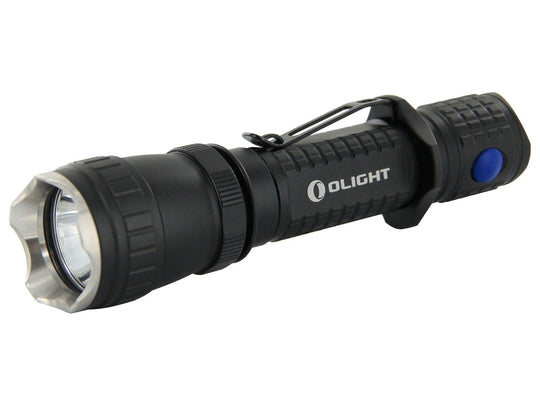 Olight M20SX Javelot LED Flashlight - 820 Lumens - With De-Domed CREE LED - Uses 2 x CR123 or 1 x 18650