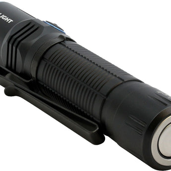 Olight M2R Warrior Rechargeable Pocket-Friendly Tactical Flashlight - CREE XHP35 HD LED - Cool White - 1500 Lumens - Uses 1 x 18650 (Included) or 2 x CR123As