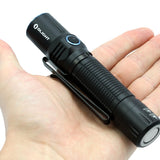 Olight M2R Warrior Rechargeable Pocket-Friendly Tactical Flashlight - CREE XHP35 HD LED - Cool White - 1500 Lumens - Uses 1 x 18650 (Included) or 2 x CR123As