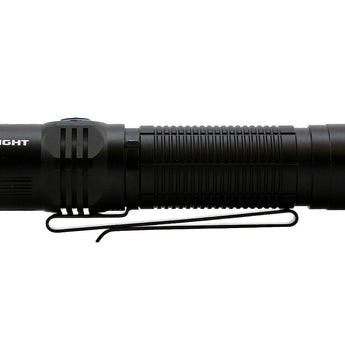 Olight M2R Warrior Rechargeable Pocket-Friendly Tactical Flashlight - CREE XHP35 HD LED - Cool White - 1500 Lumens - Uses 1 x 18650 (Included) or 2 x CR123As
