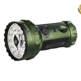 Olight Marauder 2 USB-C Rechargeable LED Searchlight- 14000 Lumens - OSRAM KW CULPM1.TG - Includes Built-In 10.8V 5,000mAh Li-ion Battery Pack - Black or Limited Edition Colors