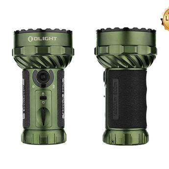 Olight Marauder 2 USB-C Rechargeable LED Searchlight- 14000 Lumens - OSRAM KW CULPM1.TG - Includes Built-In 10.8V 5,000mAh Li-ion Battery Pack - Black or Limited Edition Colors