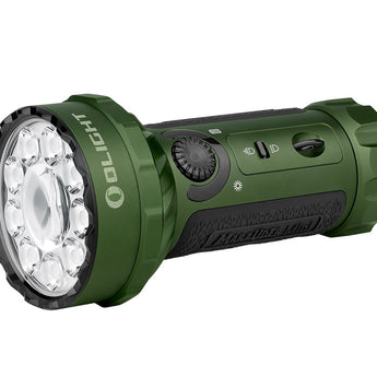 Olight Marauder Mini Rechargeable LED Flashlight - 7000 Lumens - Uses 24Wh 32650 Lithium Battery - Multiple Color Options