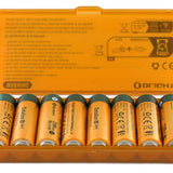 Olight AA 2500mAh 1.2V Nickel Metal Hydride (NiMH) Low Self Discharge Button Top Battery - Box of 8